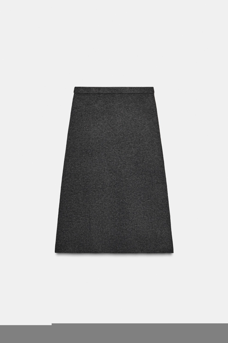 ТРИКОТАЖНАЯ ЮБКА МИДИ