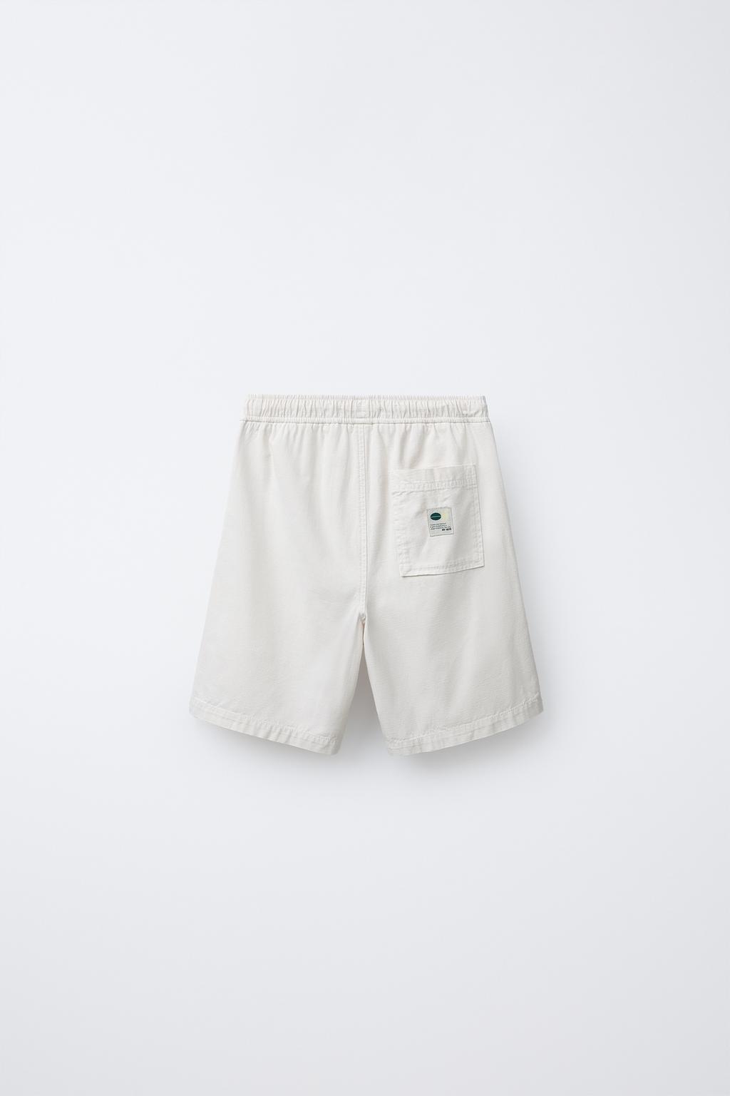 ШОРТЫ ХЛОПКОВЫЕ С НАШИВКОЙ