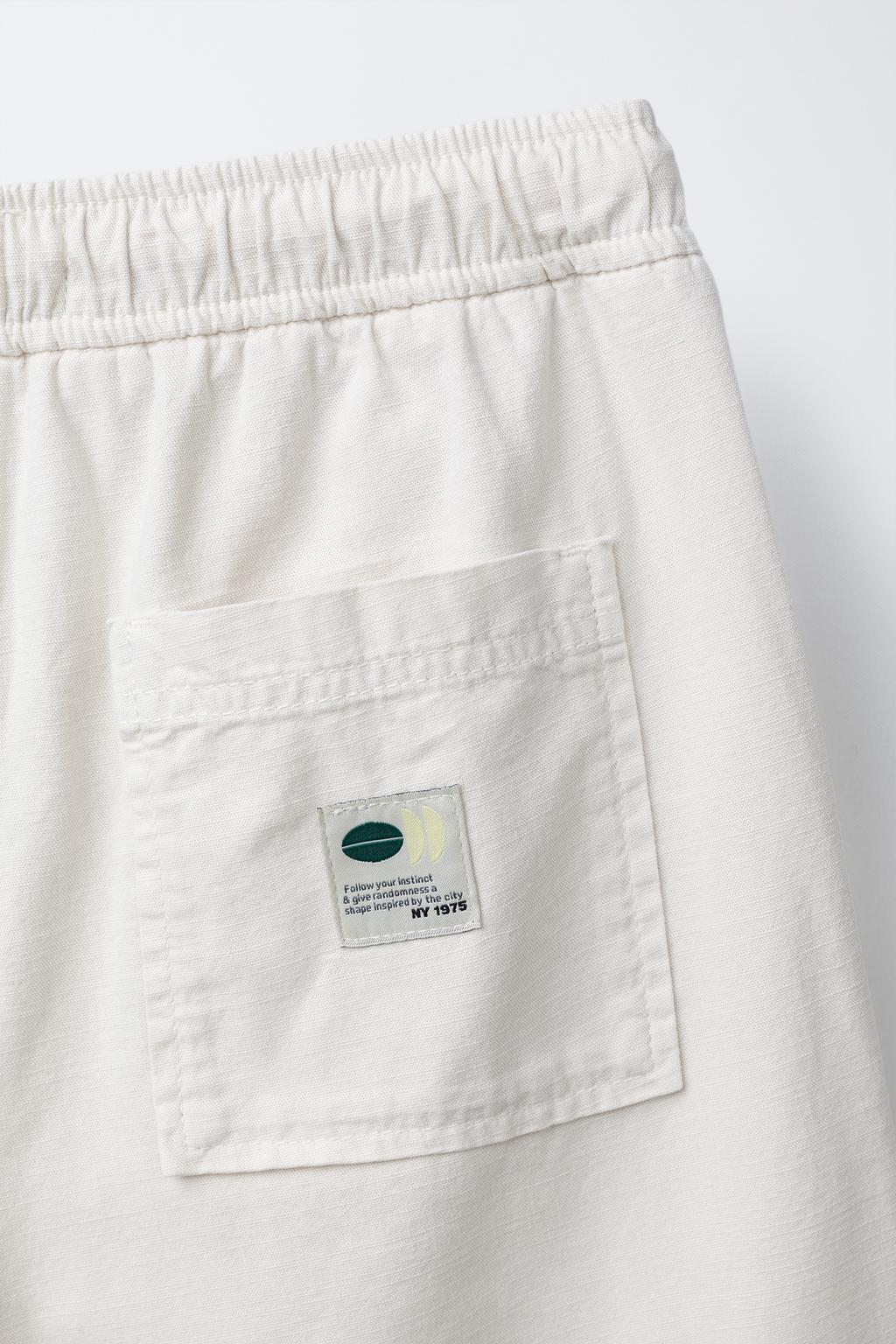 ШОРТЫ ХЛОПКОВЫЕ С НАШИВКОЙ