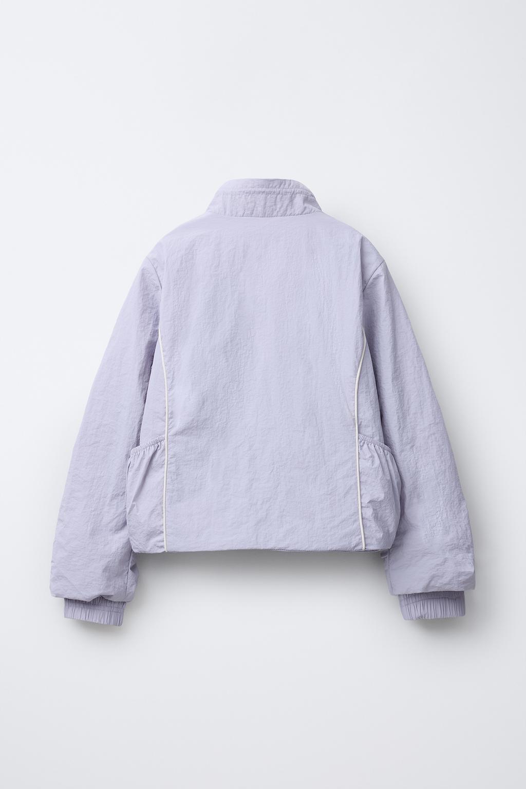 КУРТКА ИЗ НЕЙЛОНА С КОНТРАСТНОЙ ОТДЕЛКОЙ