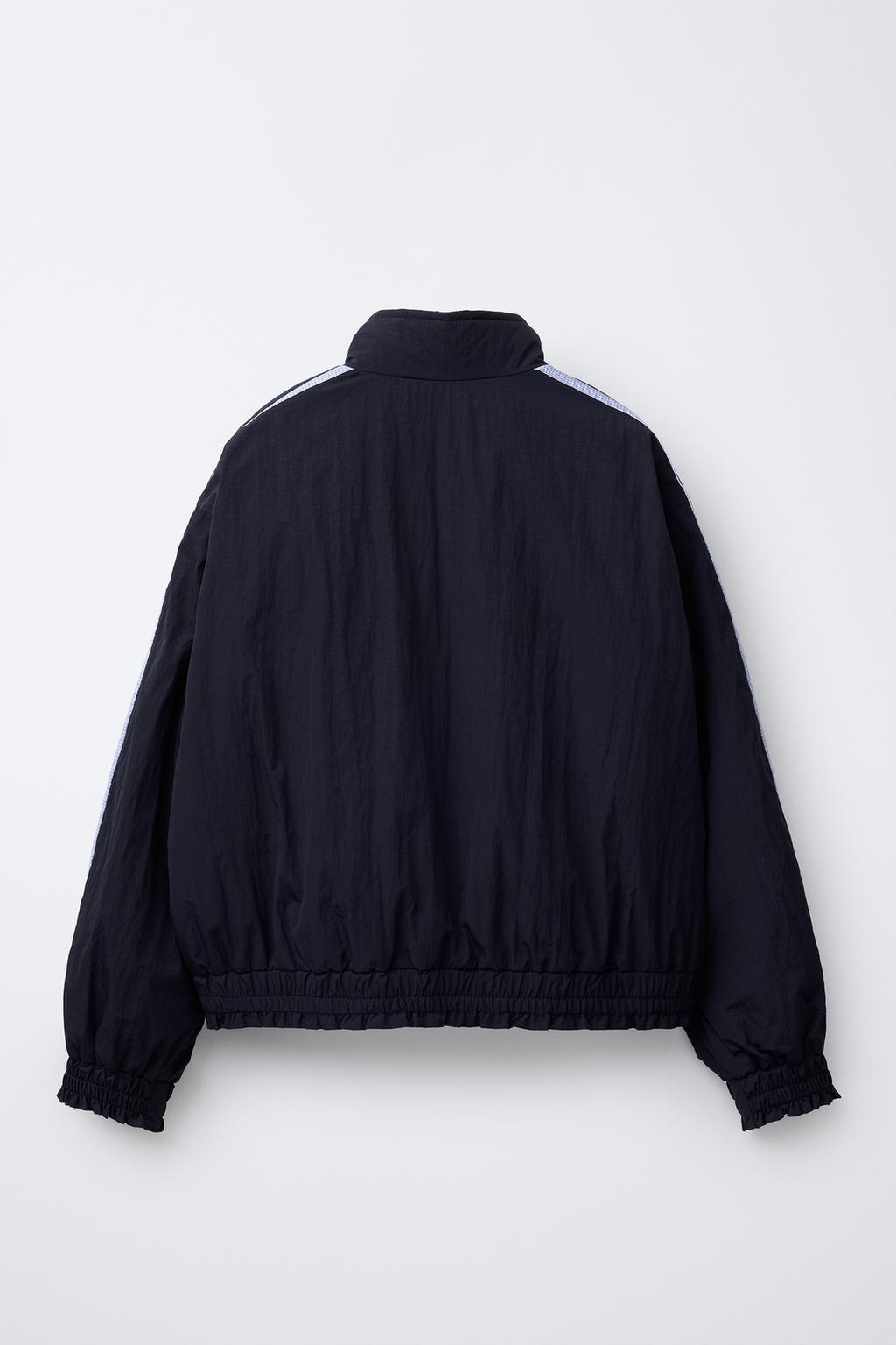 СТЕГАНАЯ КУРТКА С ЛЕНТАМИ В КЛЕТКУ «ВИШИ»