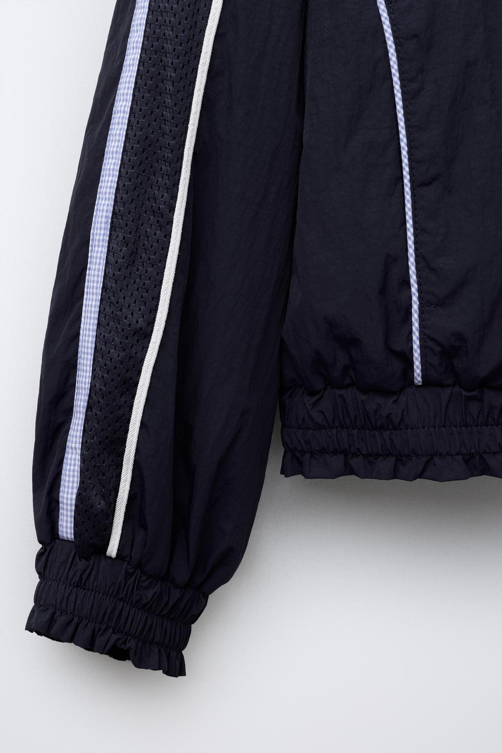 СТЕГАНАЯ КУРТКА С ЛЕНТАМИ В КЛЕТКУ «ВИШИ»