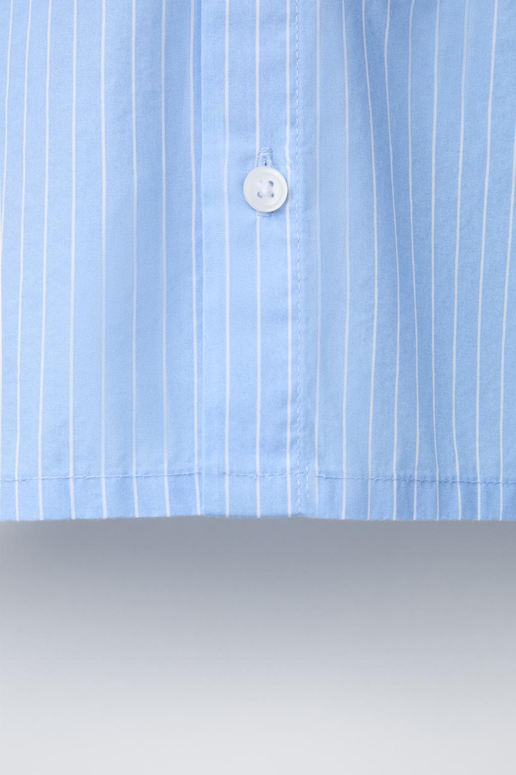 РУБАШКА В ПОЛОСКУ С КАРМАНОМ