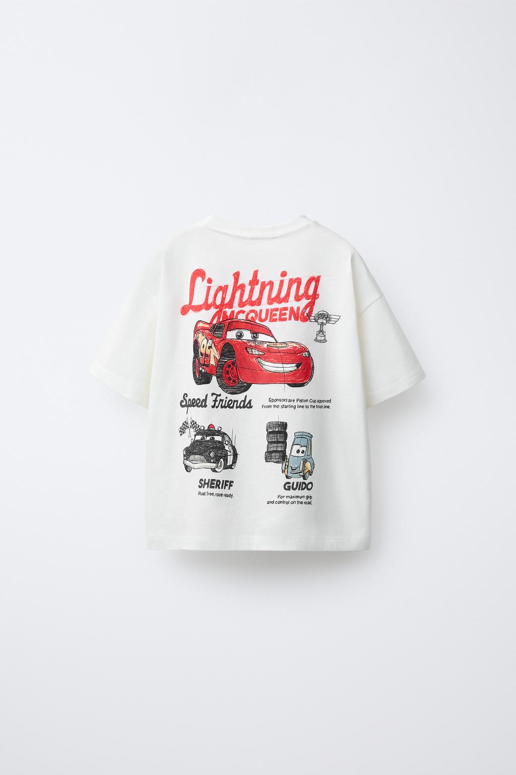 ФУТБОЛКА С ПРИНТОМ ТАЧКИ МОЛНИЯ МАККУИН © DISNEY