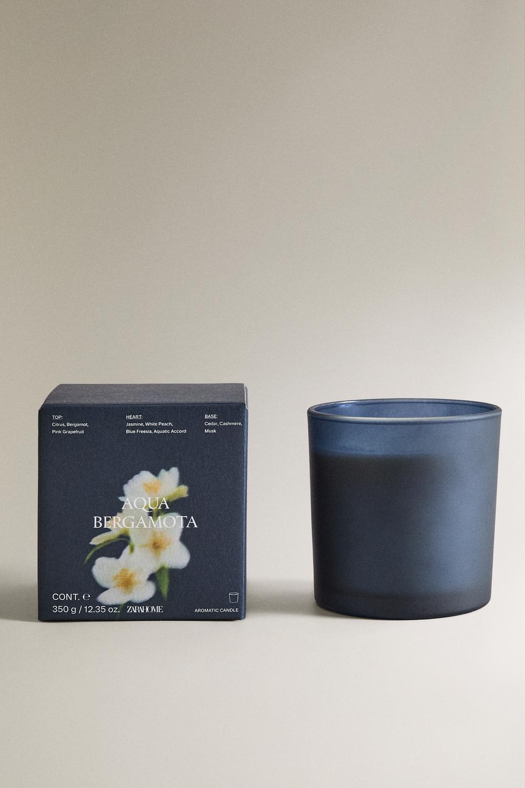 (350 г) ароматическая свеча aqua bergamota