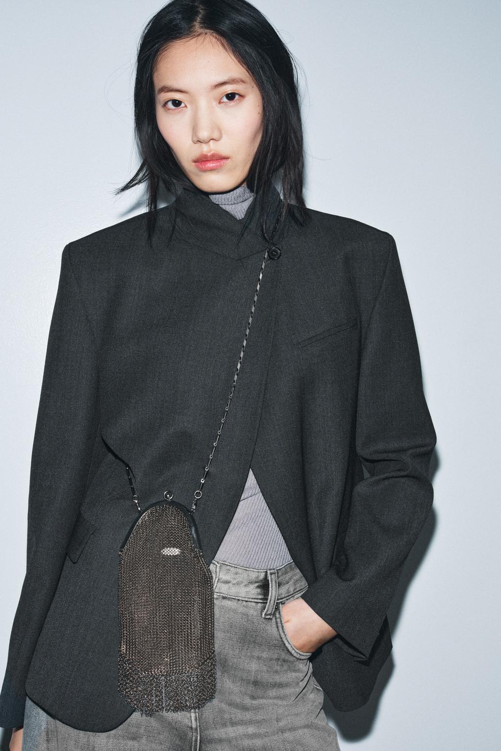 Сумка-ведро мини из металлической сетки