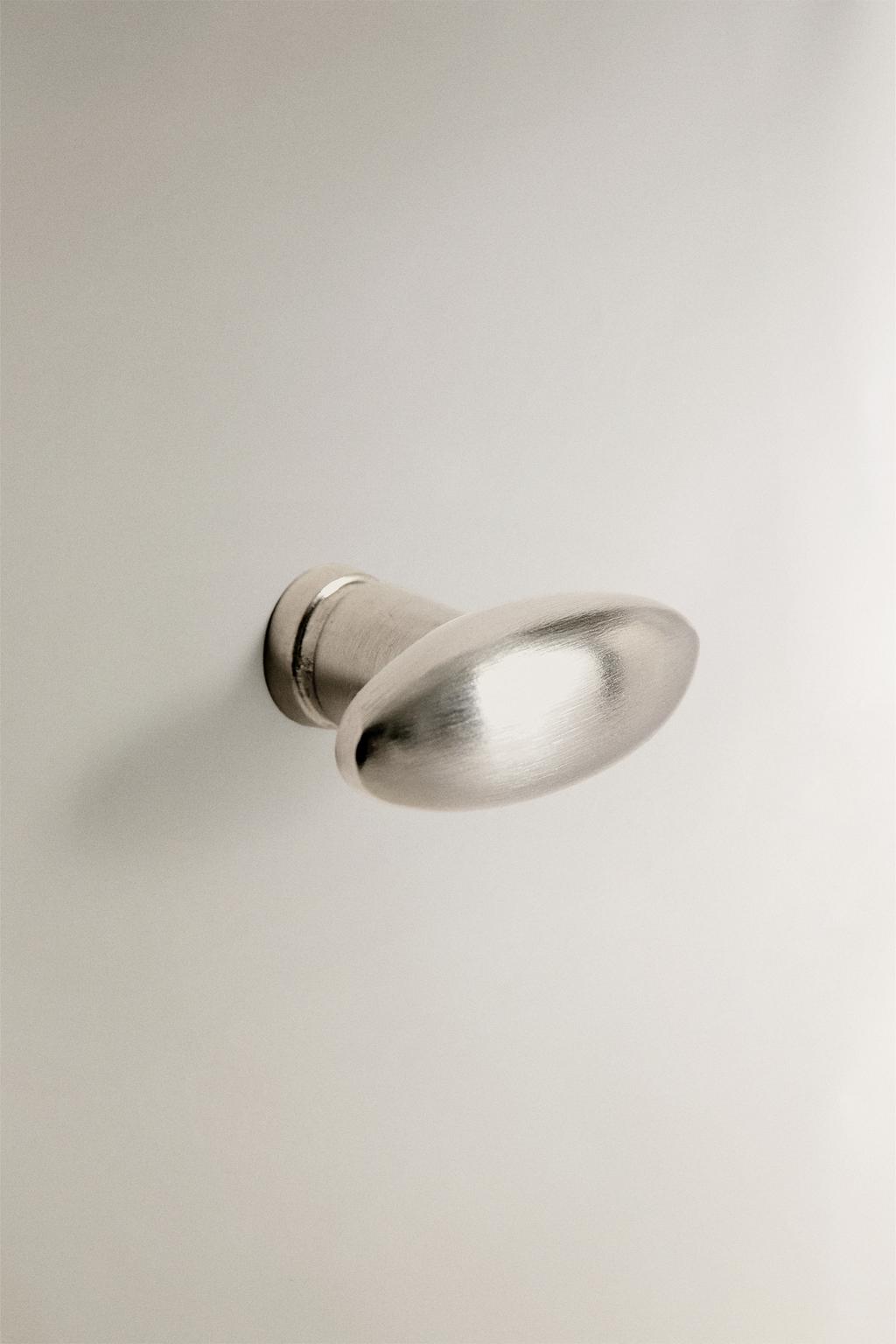 Набор блестящих металлических дверных ручек (набор из 2)