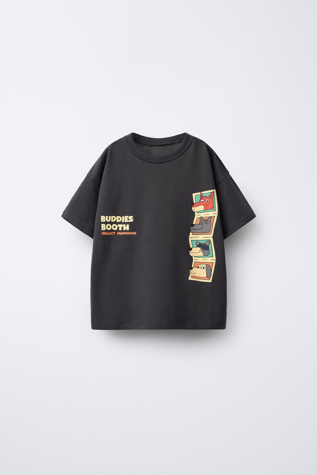 ФУТБОЛКА С АНИМАЛИСТИЧЕСКИМ ПРИНТОМ