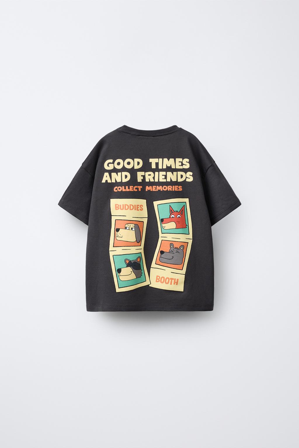 ФУТБОЛКА С АНИМАЛИСТИЧЕСКИМ ПРИНТОМ