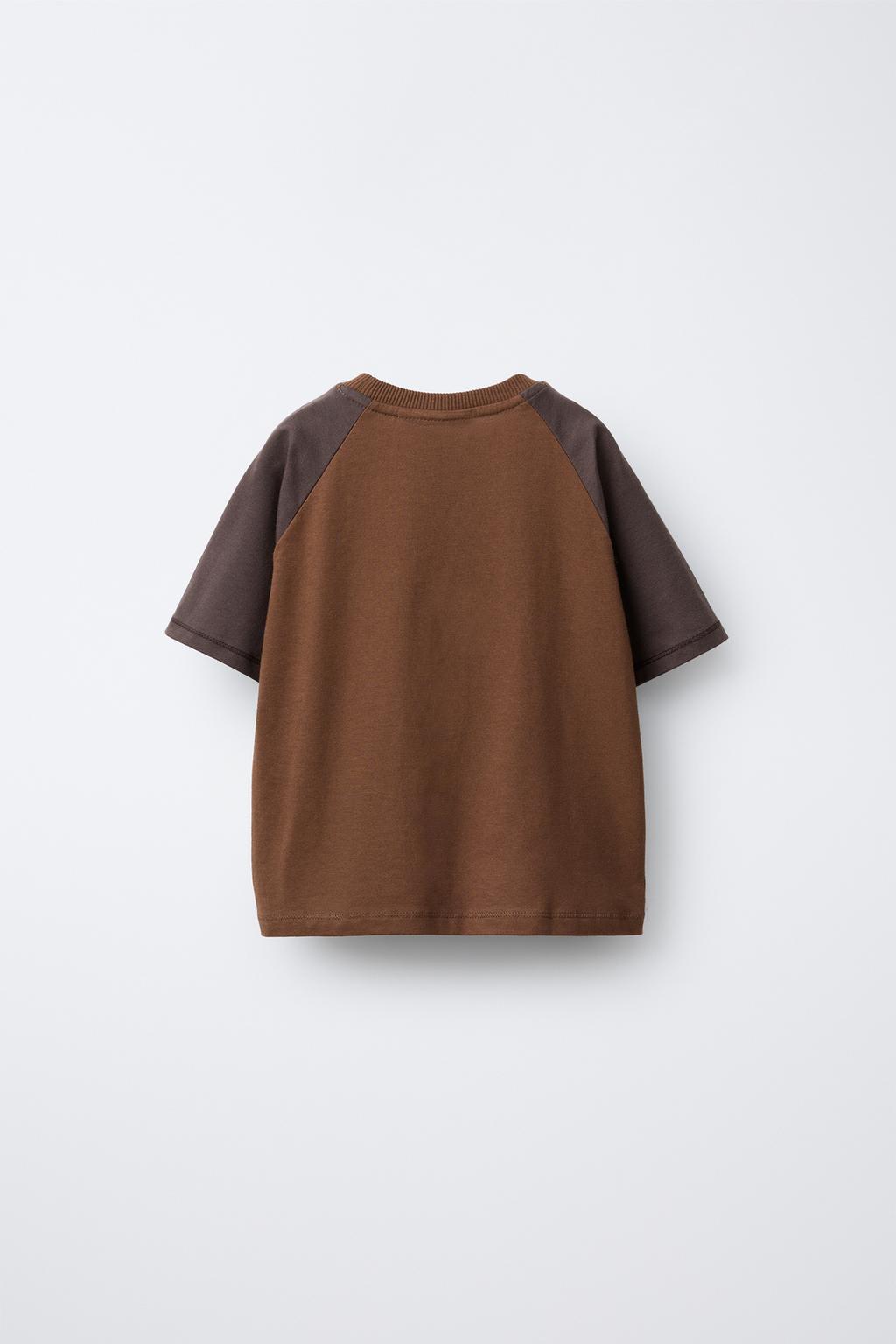 ФУТБОЛКА С РУКАВАМИ РЕГЛАН И НАДПИСЬЮ