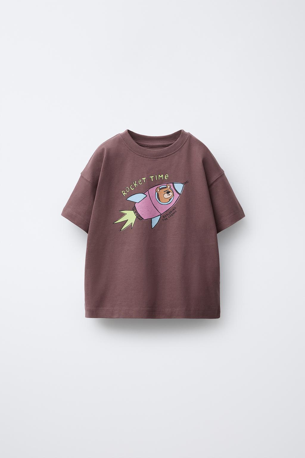 ФУТБОЛКА С АНИМАЛИСТИЧЕСКИМ ПРИНТОМ