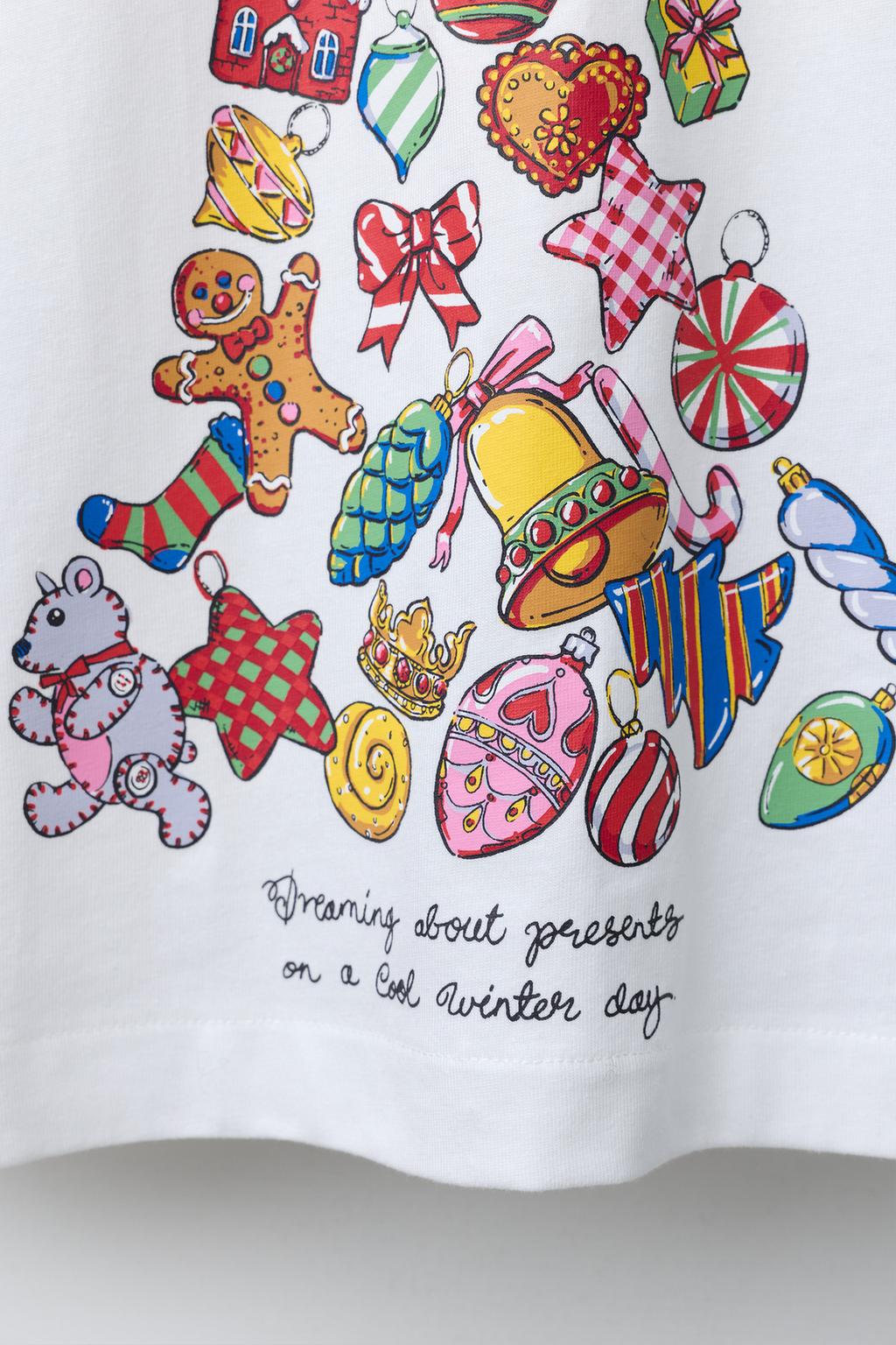 ФУТБОЛКА ИЗ ХЛОПКА С ПРИНТОМ