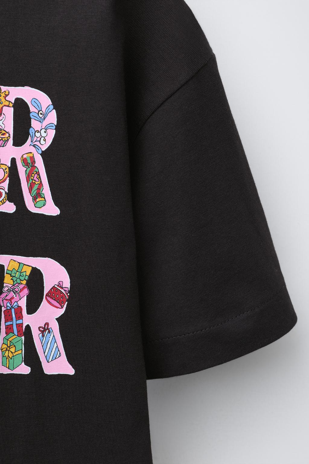 ФУТБОЛКА ИЗ ХЛОПКА С ПРИНТОМ