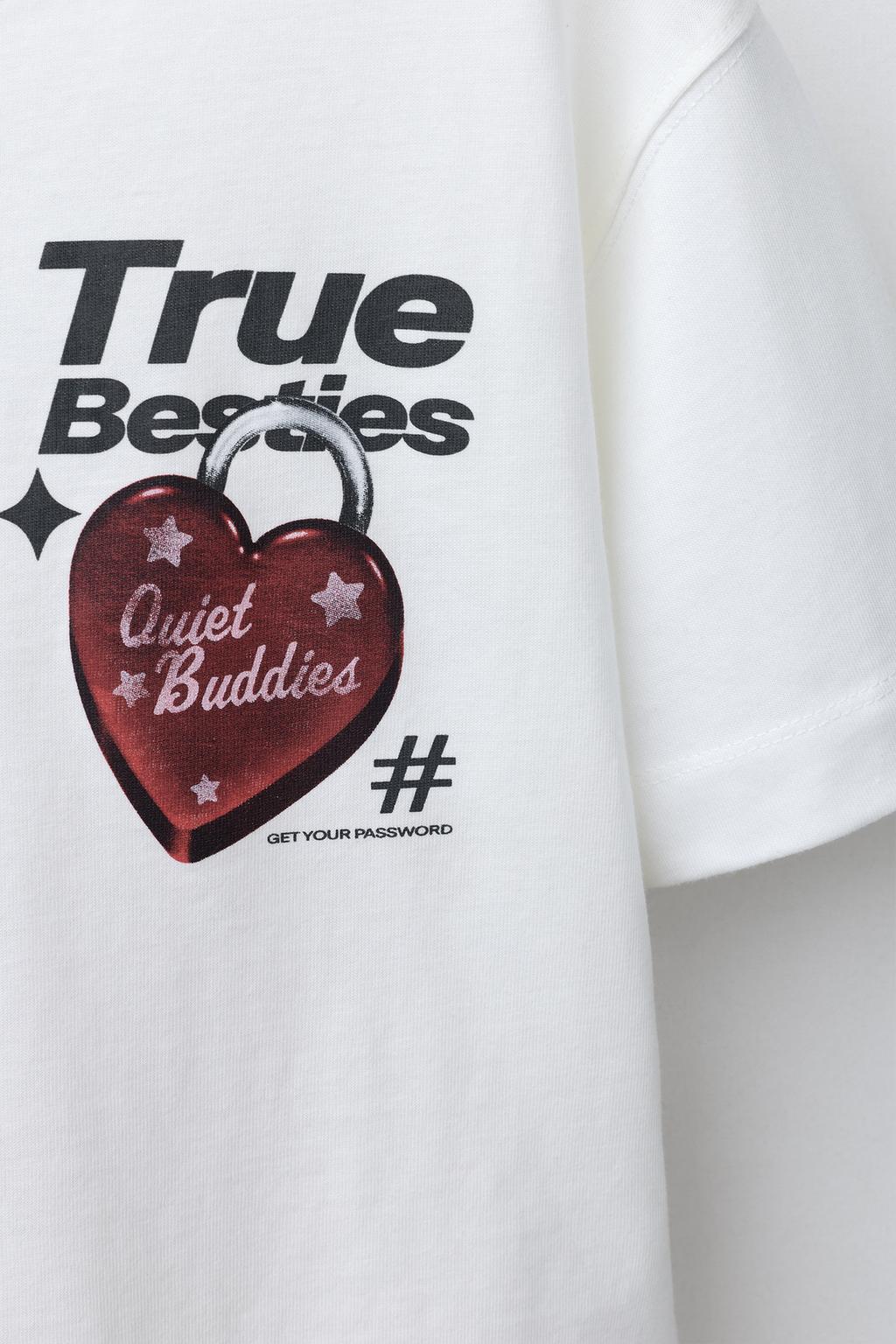 ФУТБОЛКА С ПРИНТОМ «ЗАМОК-СЕРДЦЕ»