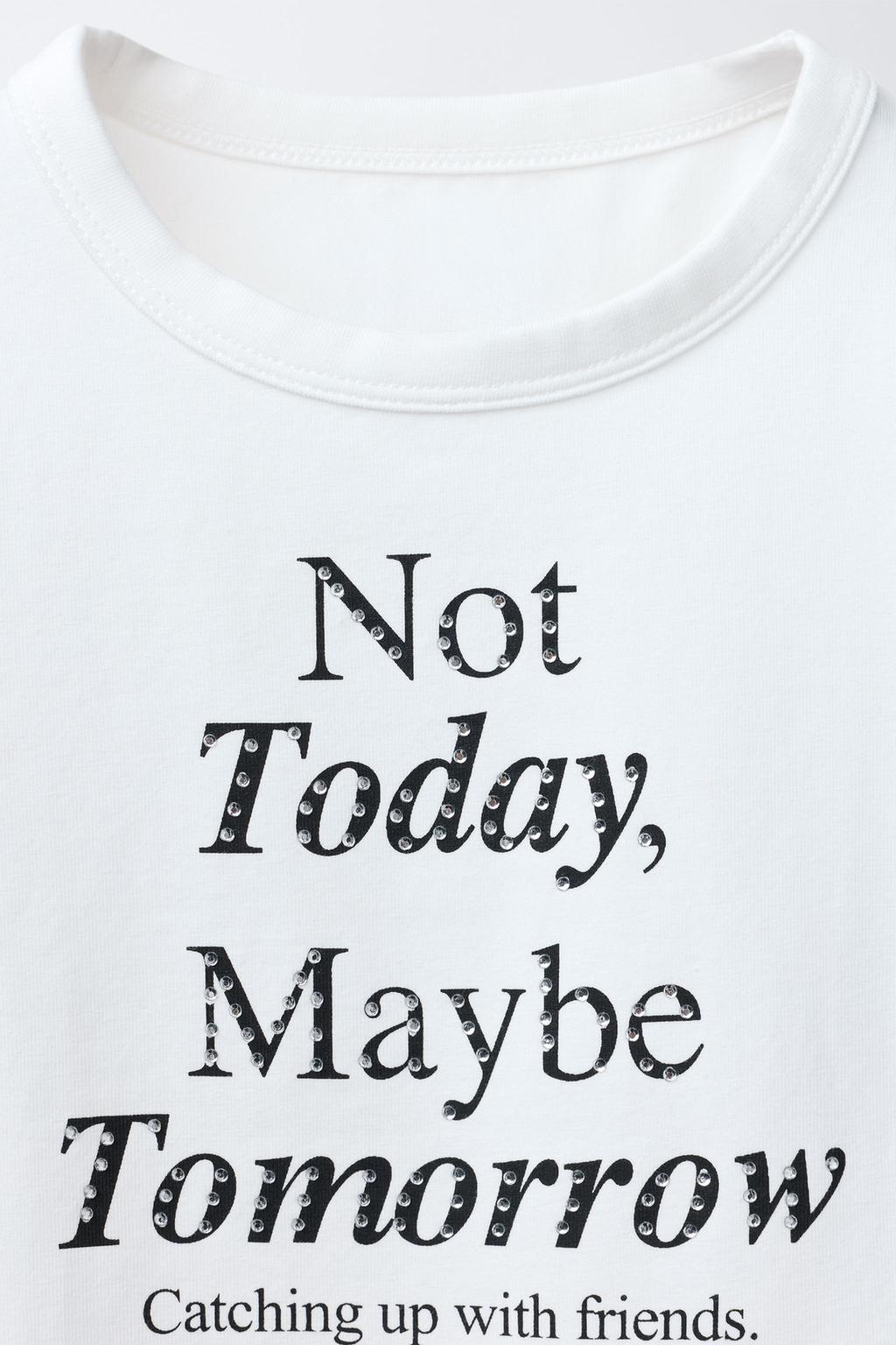 ФУТБОЛКА С ТЕКСТОВЫМ ПРИНТОМ