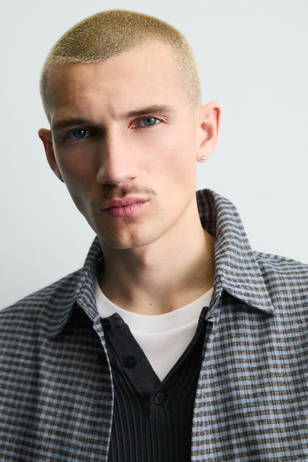 РУБАШКА В КЛЕТКУ С ВЫШИВКОЙ