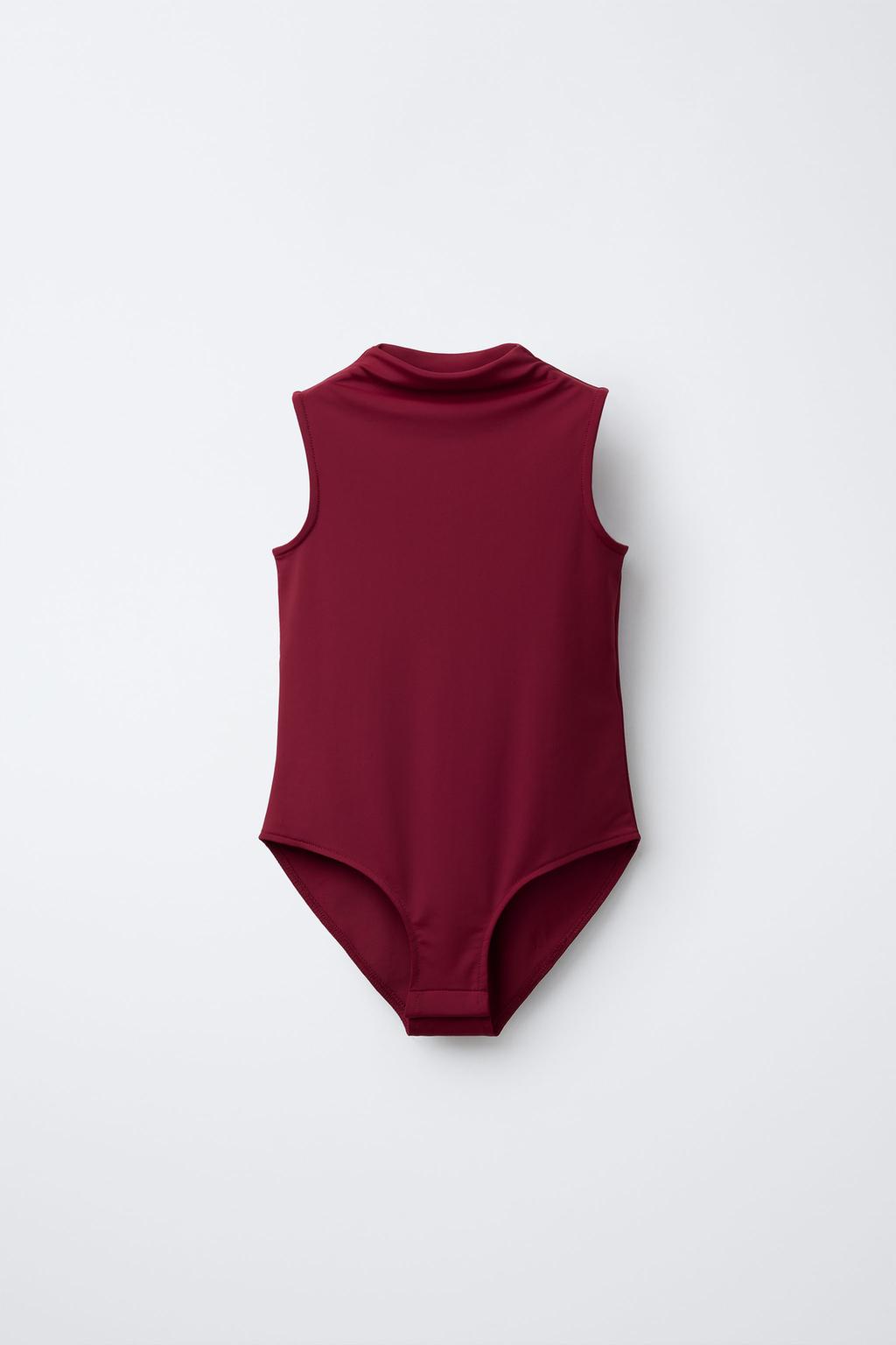 БОДИ С ВОРОТНИКОМ-СТОЙКОЙ