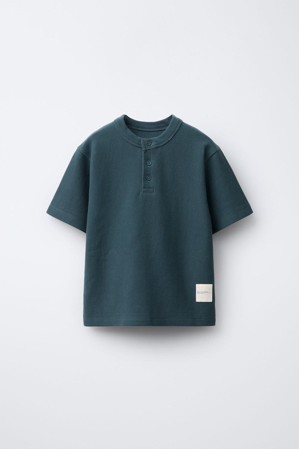 КОМПЛЕКТ ИЗ ФУТБОЛКИ И БЕРМУД ИЗ ТКАНИ «ОТТОМАН» С НАШИВКОЙ