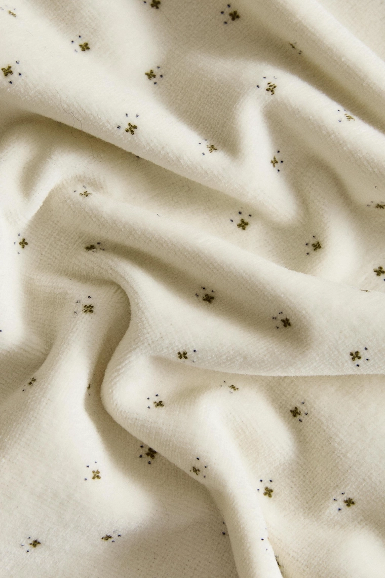 Детский плед с клеверным принтом