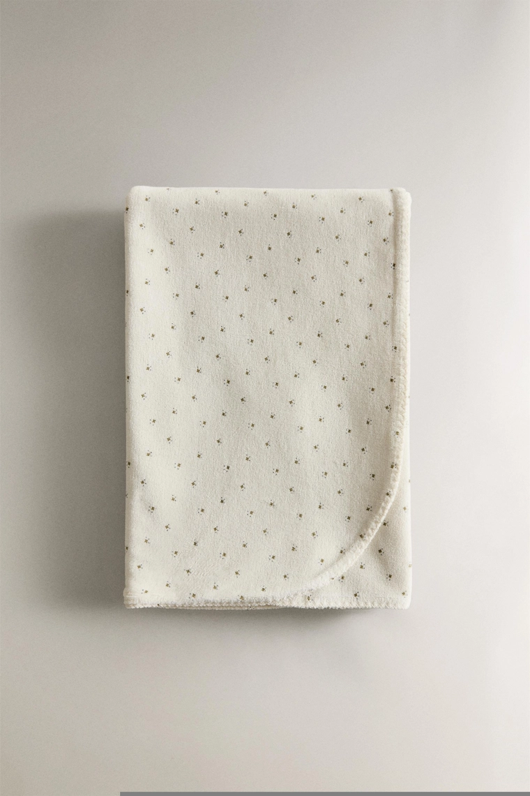 Детский плед с клеверным принтом