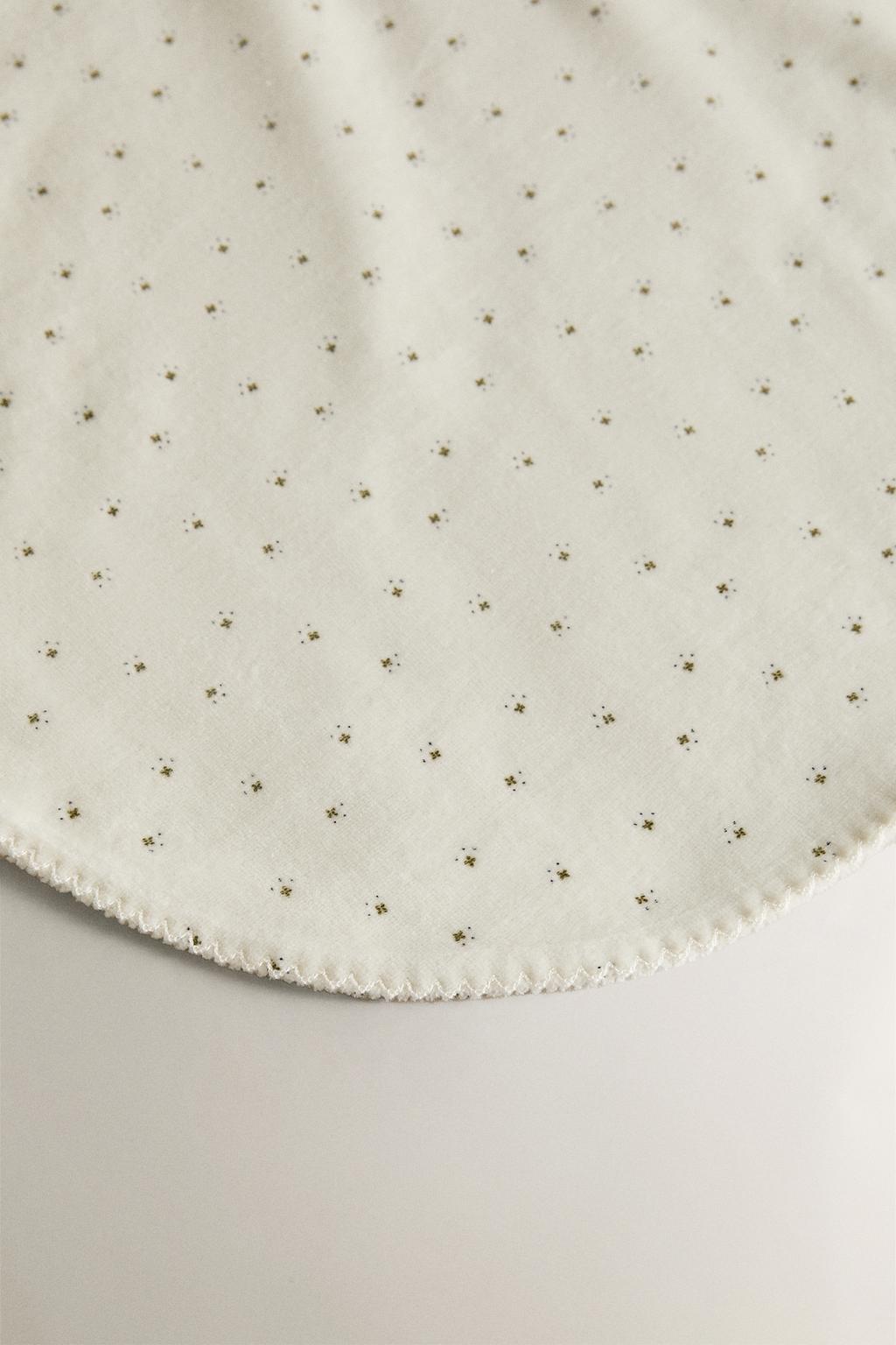 Детский плед с клеверным принтом