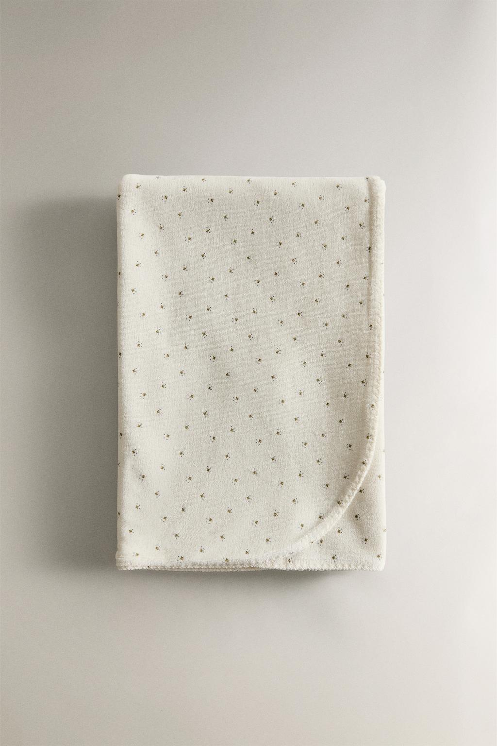 Детский плед с клеверным принтом