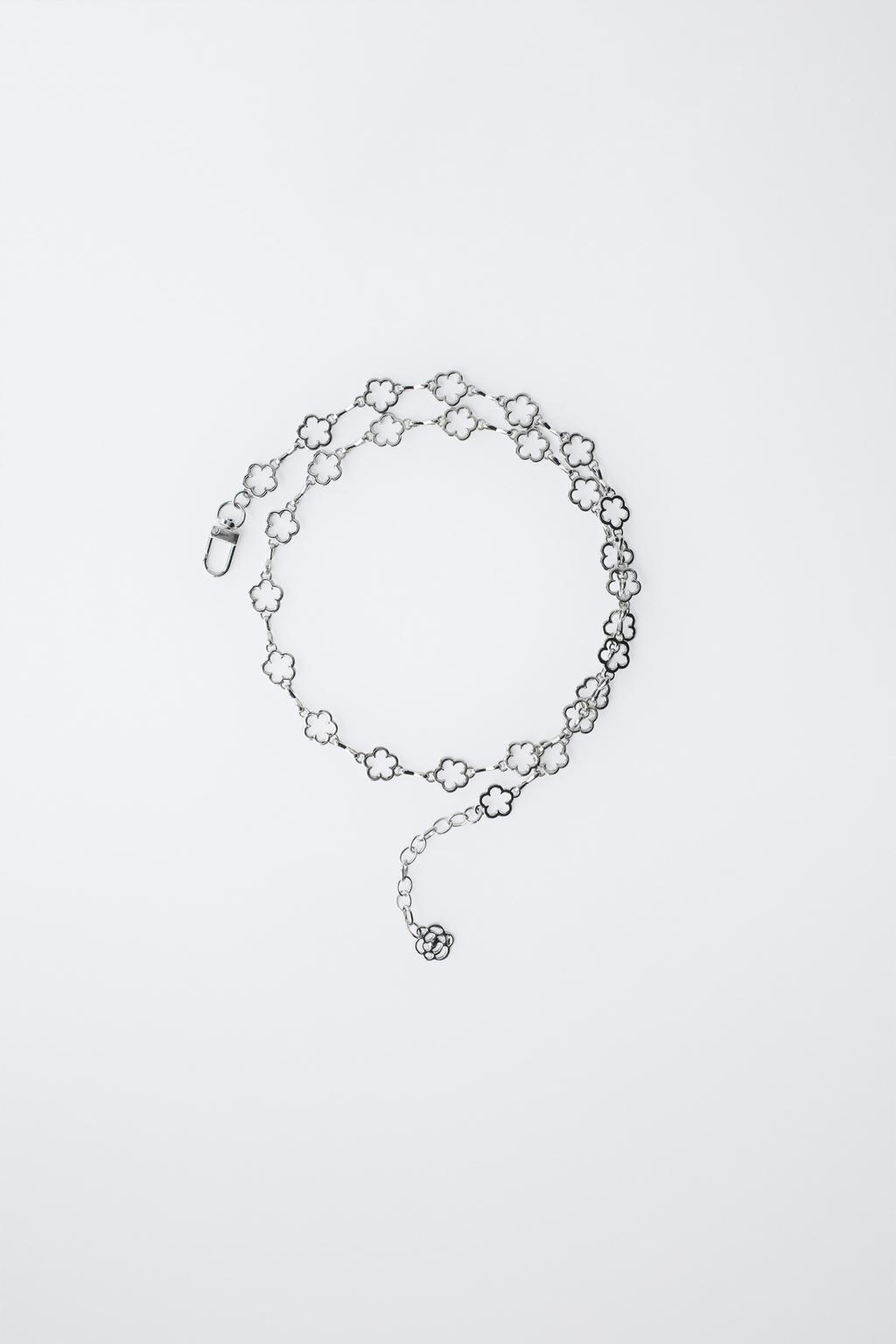 РЕМЕНЬ-ЦЕПОЧКА С ЦВЕТАМИ