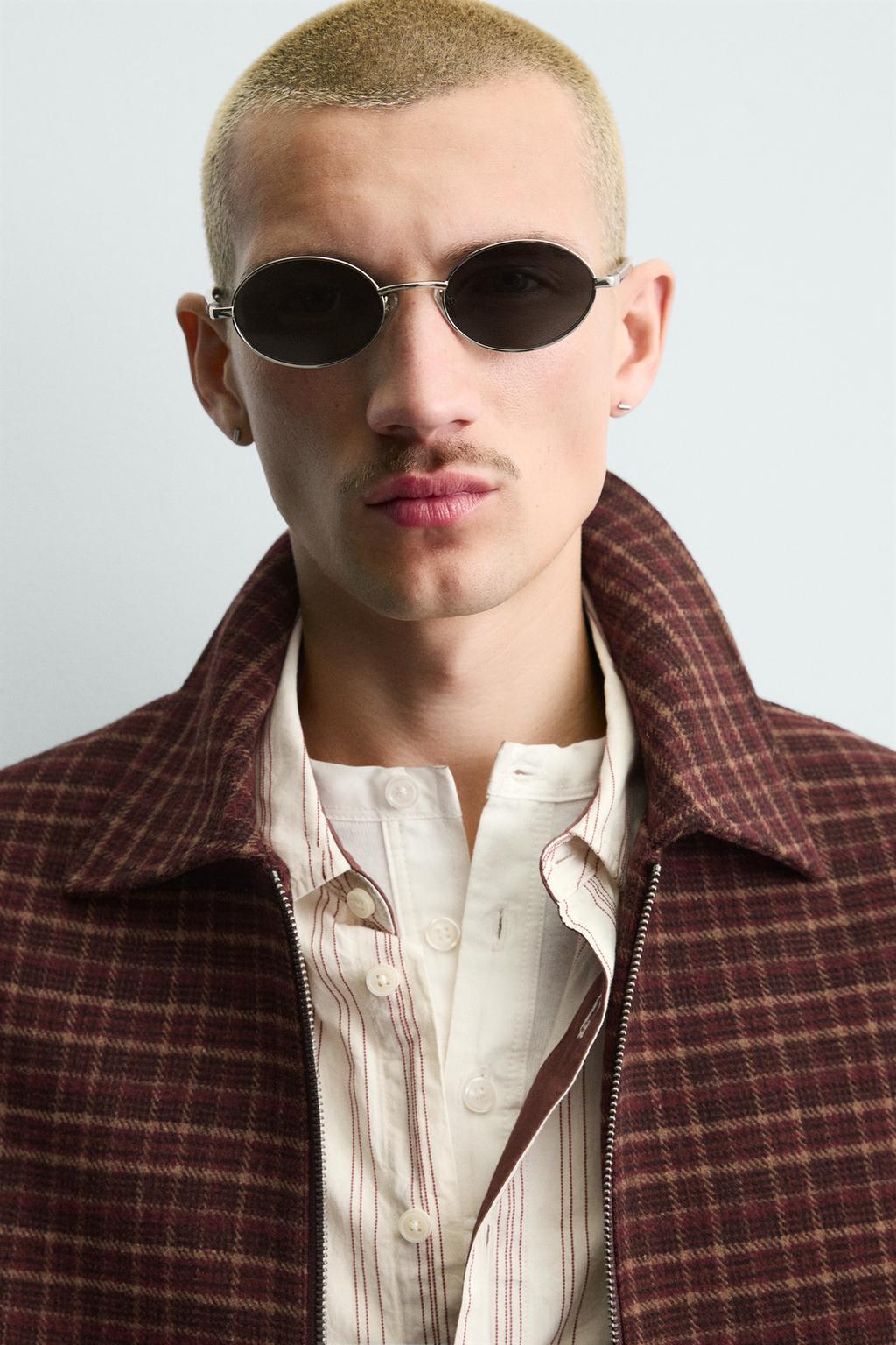 КУРТКА ИЗ СМЕСОВОЙ ШЕРСТИ В КЛЕТКУ