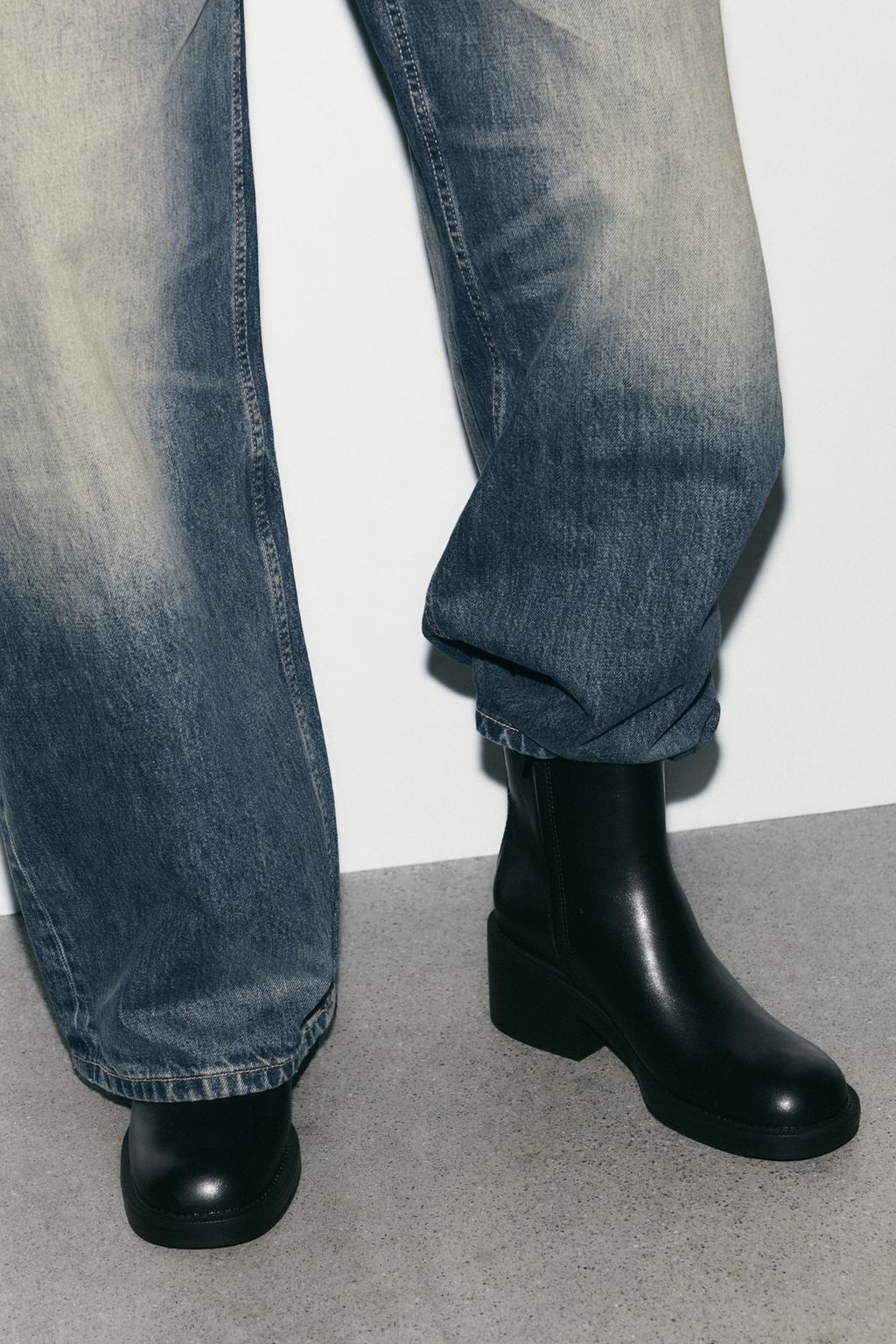 БОТИЛЬОНЫ НА ШИРОКОМ КАБЛУКЕ