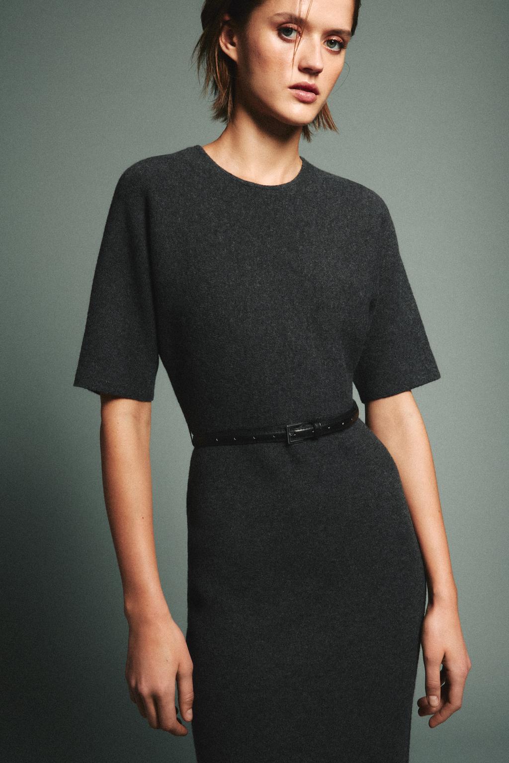 ПЛАТЬЕ МИДИ С ПОЯСОМ