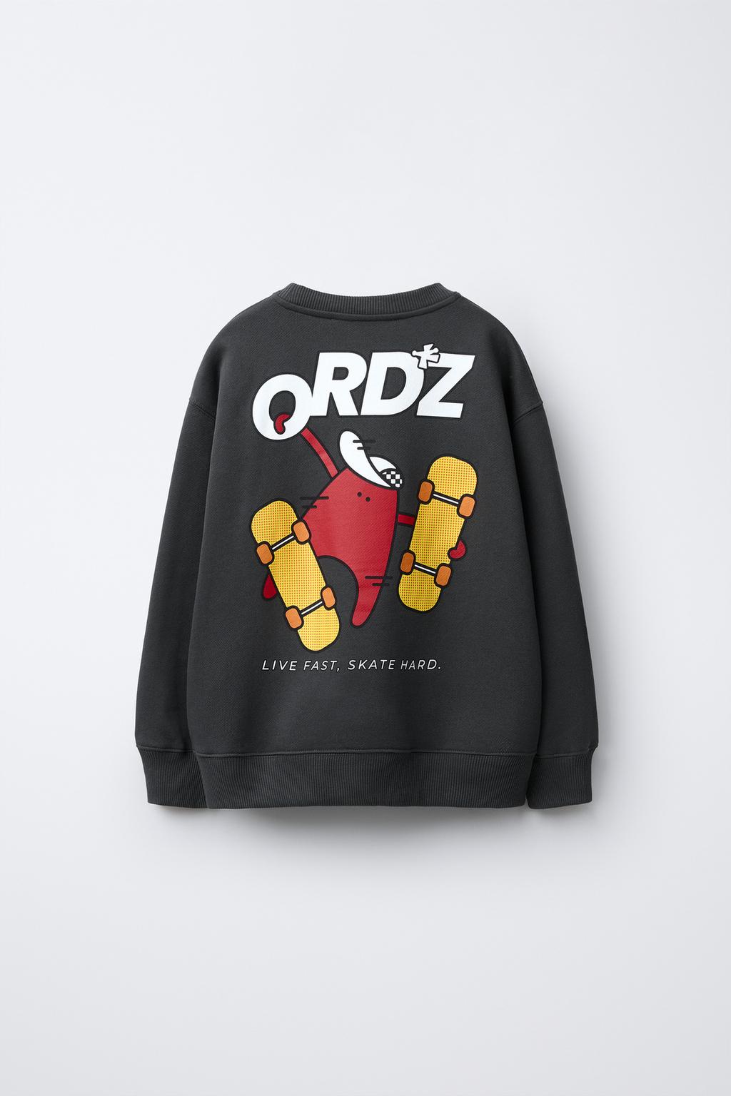 ТОЛСТОВКА С ПРИНТОМ «СКЕЙТ»