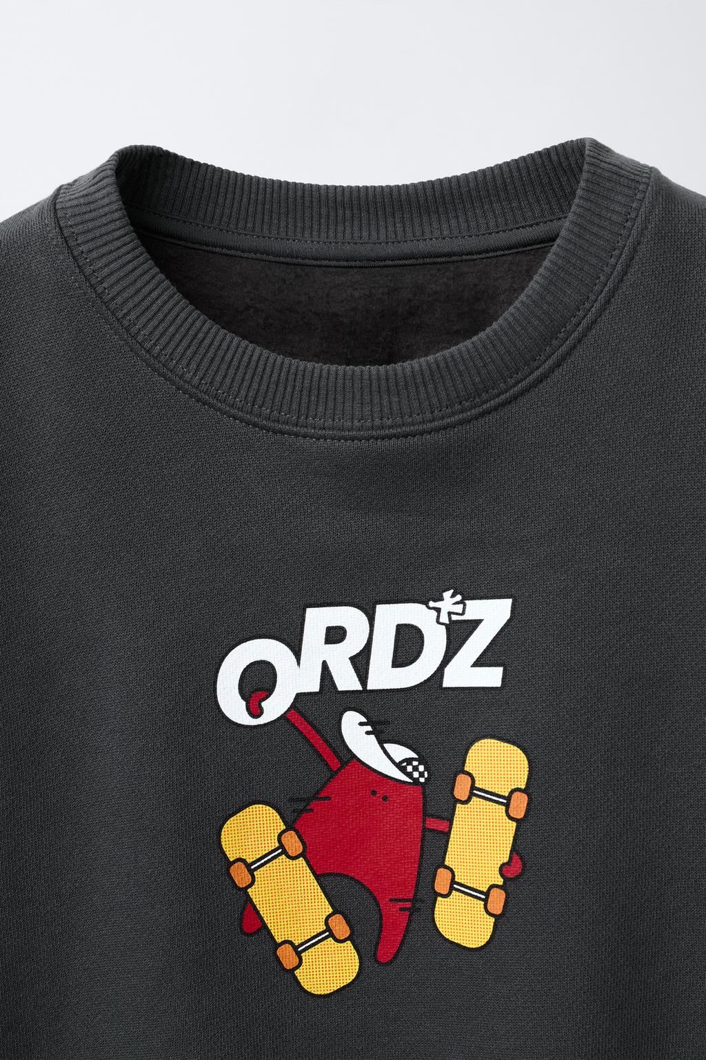 ТОЛСТОВКА С ПРИНТОМ «СКЕЙТ»