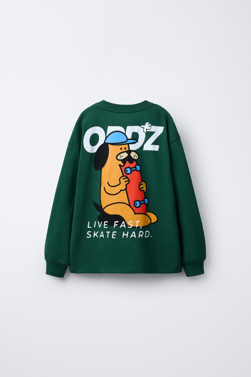 ФУТБОЛКА С ПРИНТОМ «СКЕЙТ»