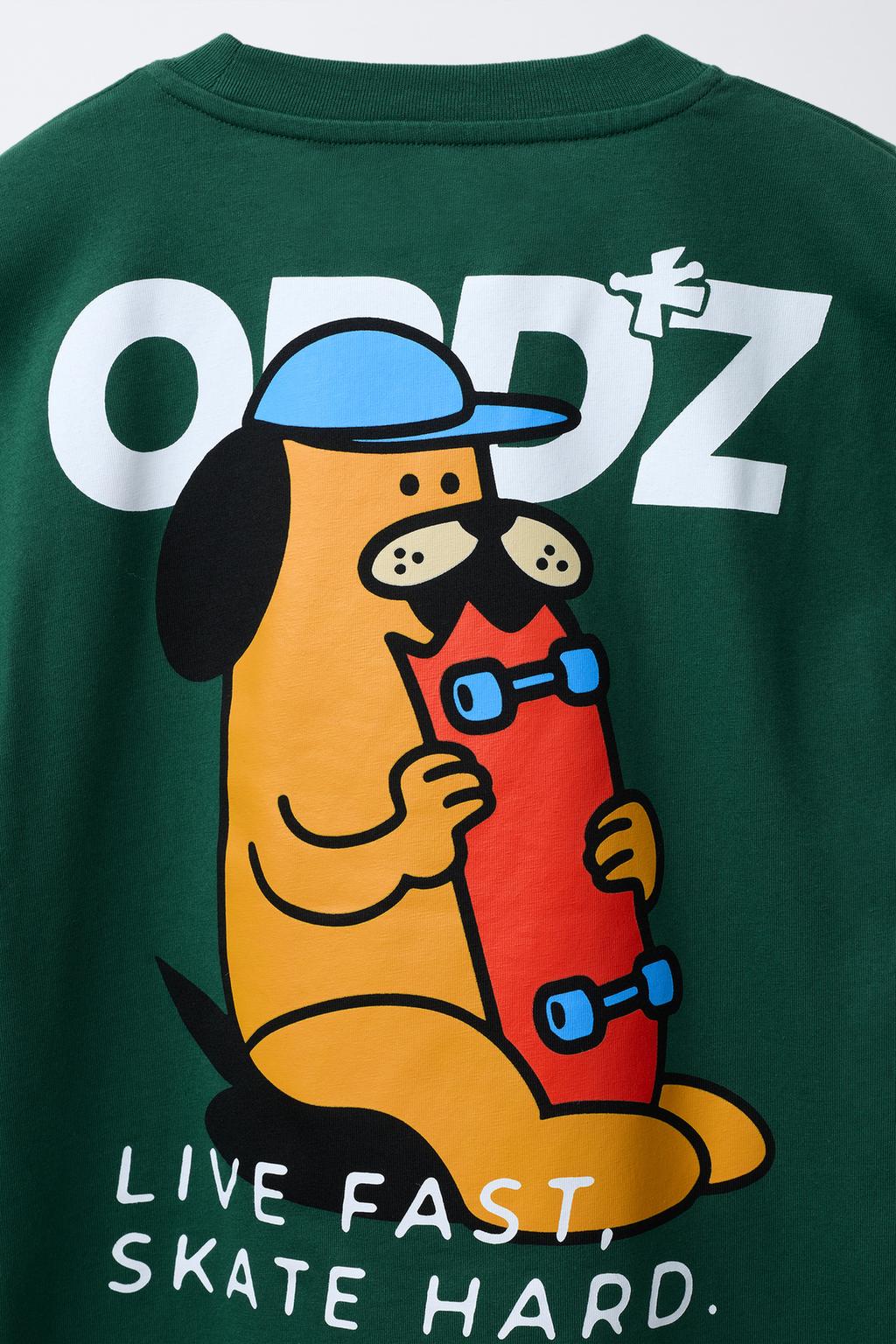 ФУТБОЛКА С ПРИНТОМ «СКЕЙТ»