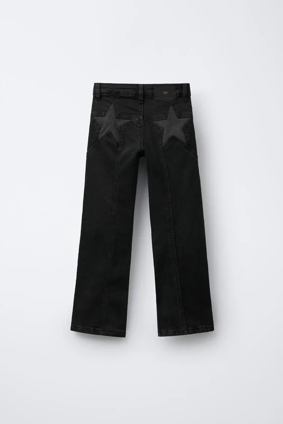 ДЖИНСЫ BOOTCUT С ДЕКОРАТИВНЫМИ ШВАМИ