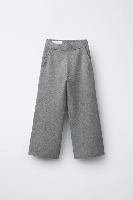 ТРИКОТАЖНЫЕ БРЮКИ WIDE LEG