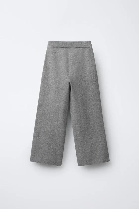 ТРИКОТАЖНЫЕ БРЮКИ WIDE LEG