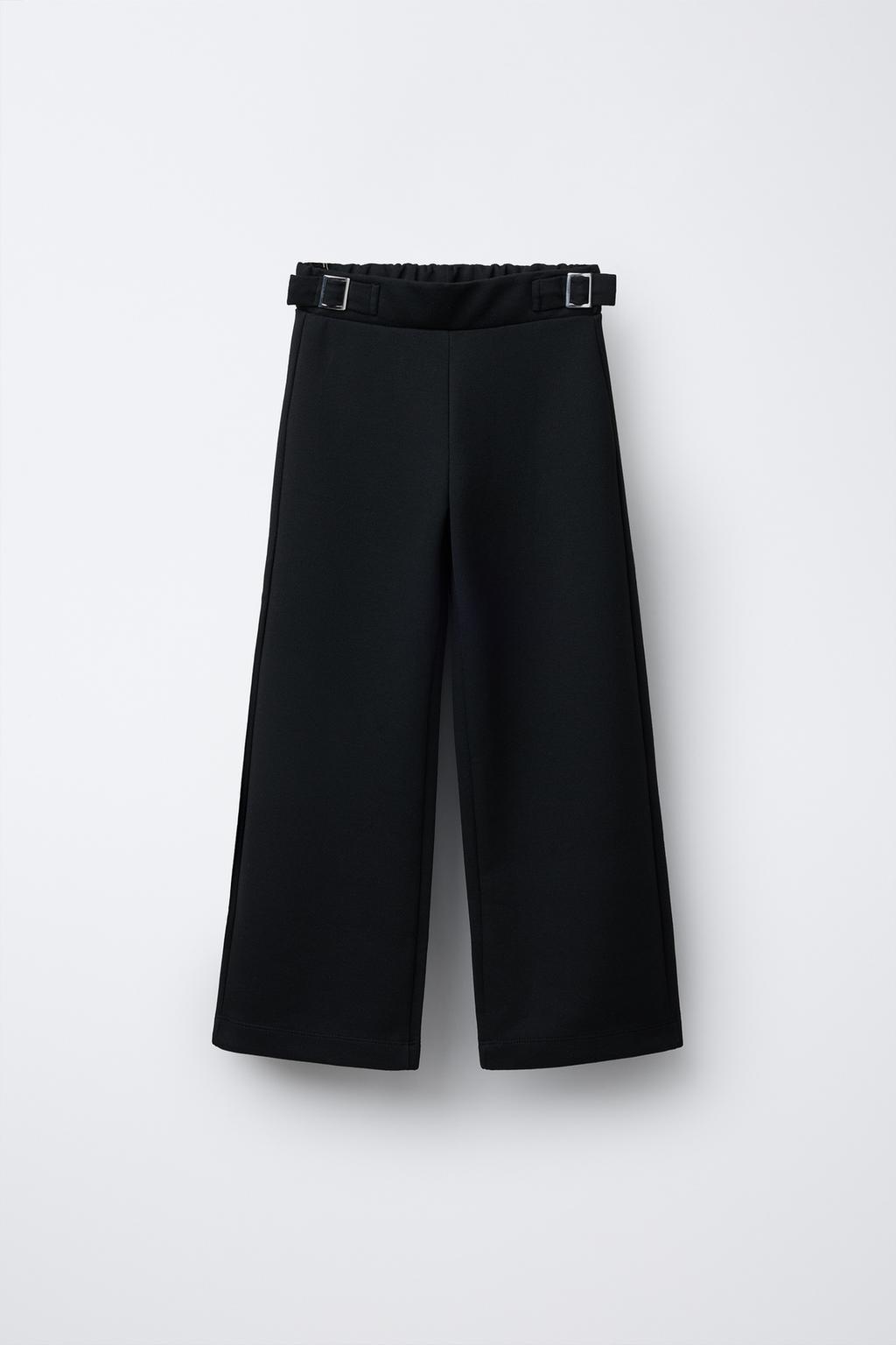 БРЮКИ КОСТЮМНЫЕ С ПРЯЖКАМИ
