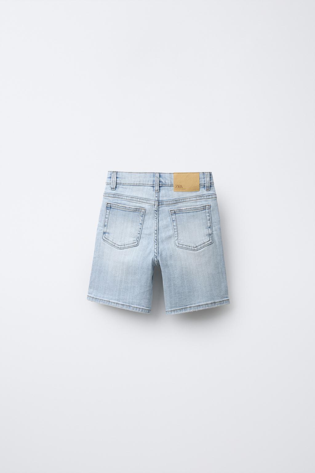 ДЖИНСОВЫЕ ШОРТЫ С ПЯТЬЮ КАРМАНАМИ