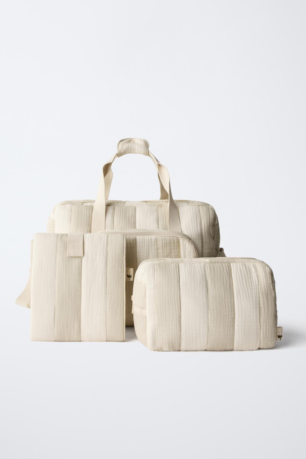 Сумка для беременных в полоску