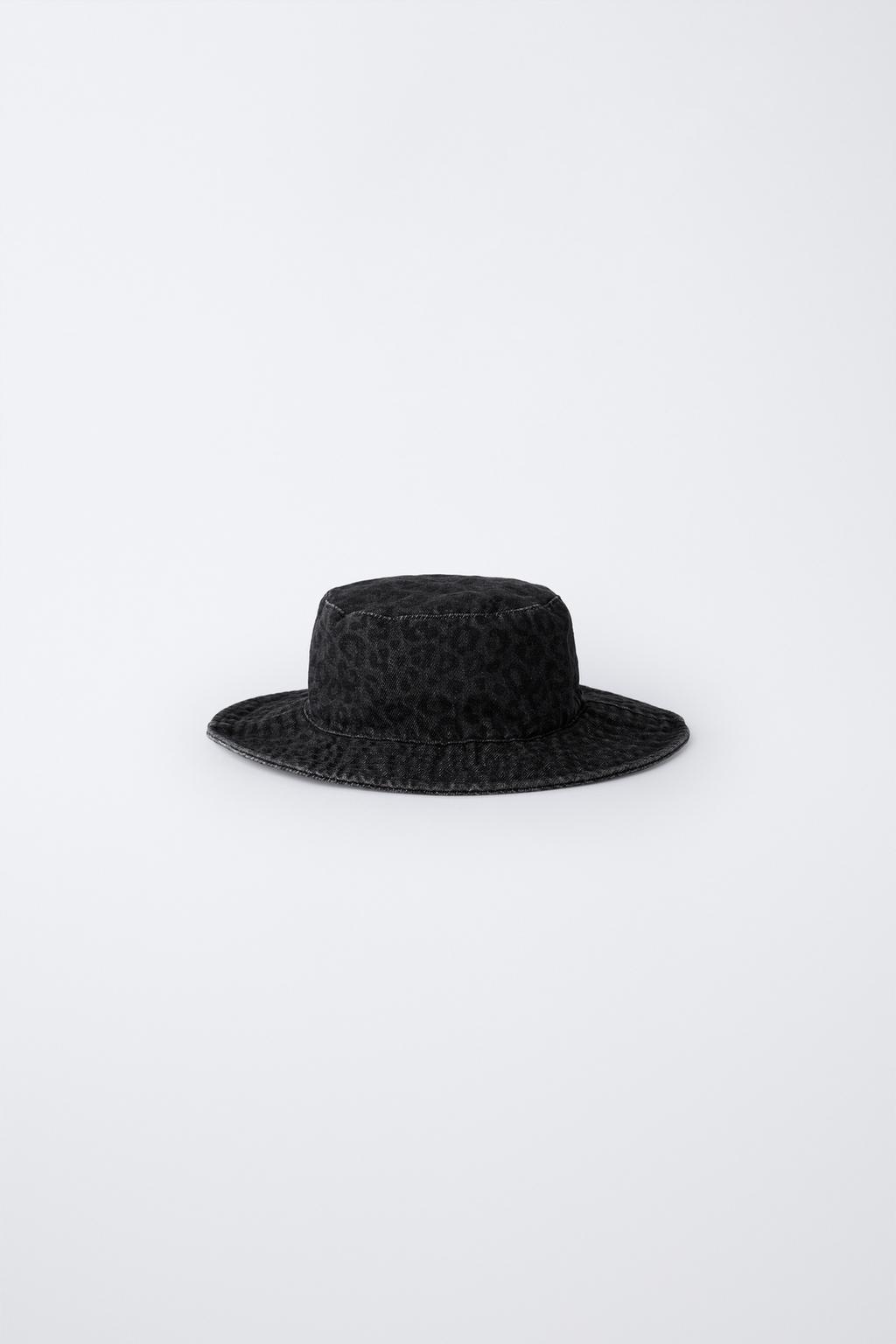 ДЖИНСОВАЯ ПАНАМА С АНИМАЛИСТИЧЕСКИМ ПРИНТОМ