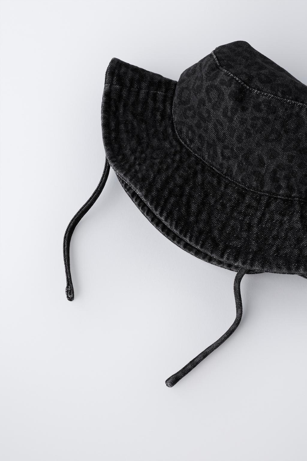 ДЖИНСОВАЯ ПАНАМА С АНИМАЛИСТИЧЕСКИМ ПРИНТОМ