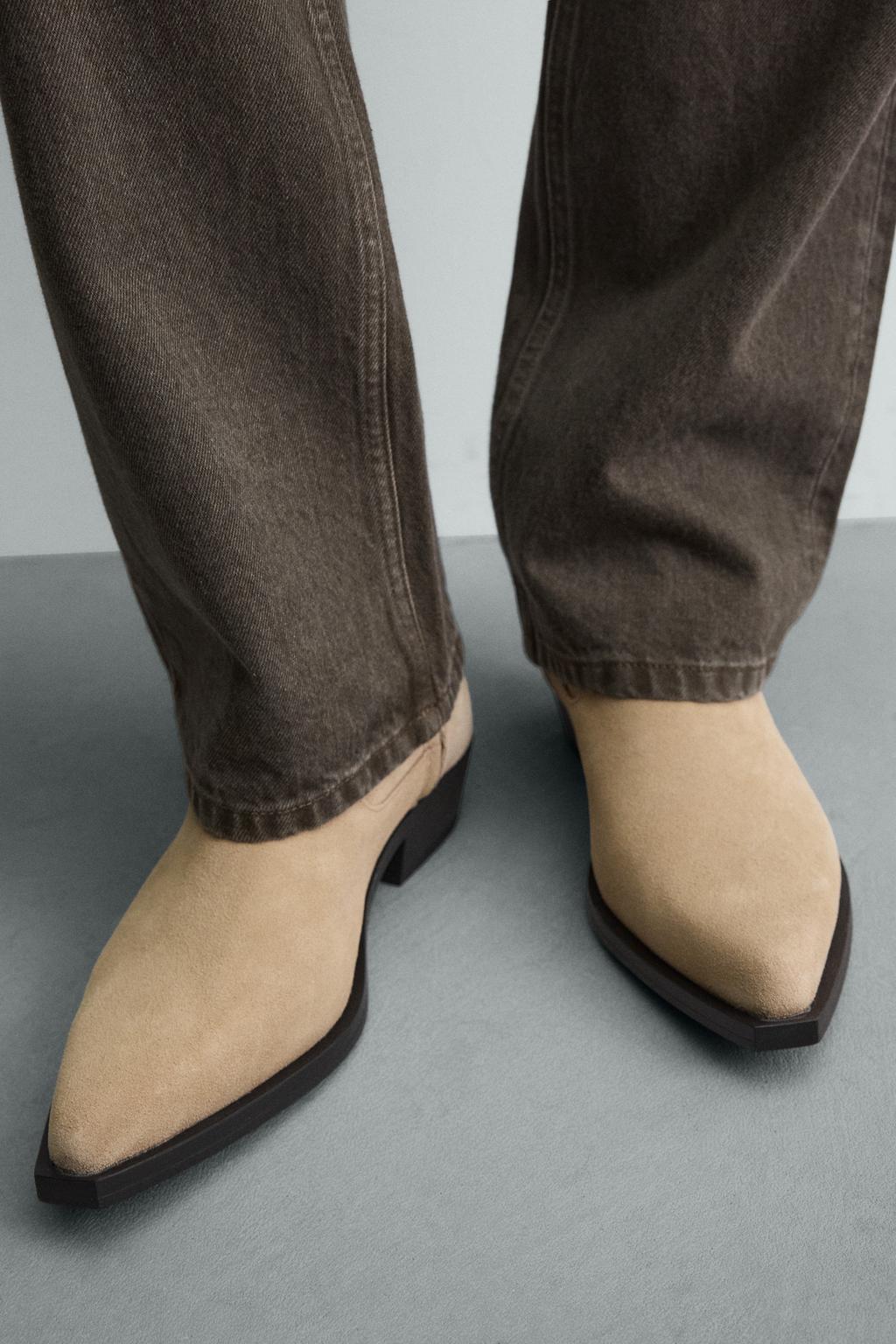 КОЖАНЫЕ САПОГИ С РЕМЕШКАМИ