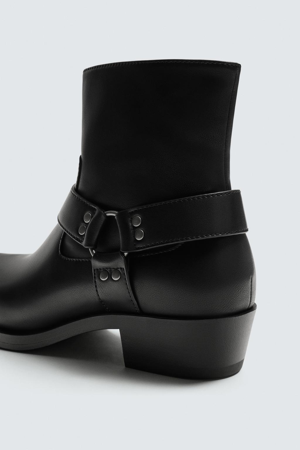 САПОГИ С РЕМНЯМИ