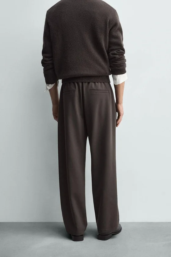 БРЮКИ RELAXED FIT СО СКЛАДКАМИ