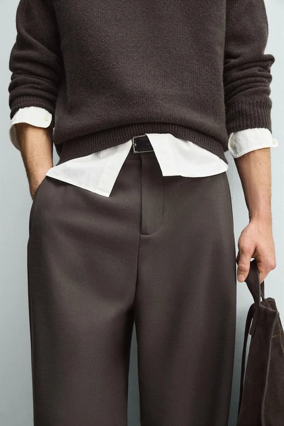 БРЮКИ RELAXED FIT СО СКЛАДКАМИ