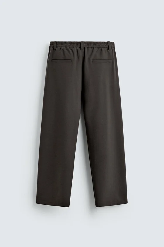 БРЮКИ RELAXED FIT СО СКЛАДКАМИ