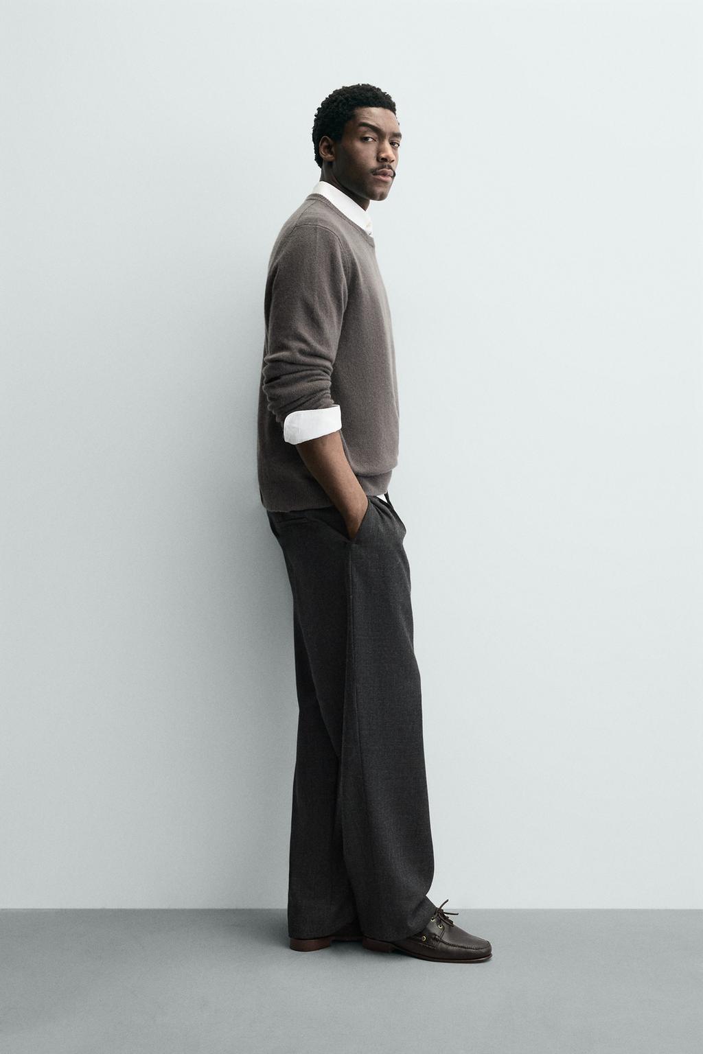 КАШЕМИРОВЫЙ СВИТЕР КЛАССИЧЕСКОГО КРОЯ