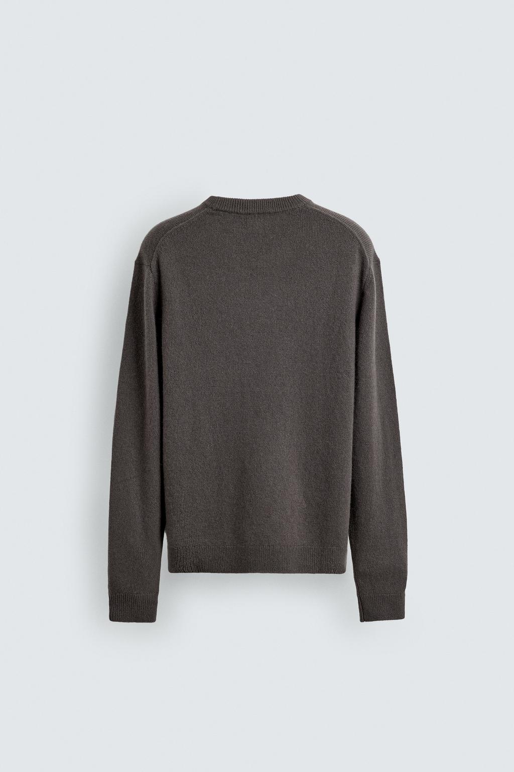 КАШЕМИРОВЫЙ СВИТЕР КЛАССИЧЕСКОГО КРОЯ