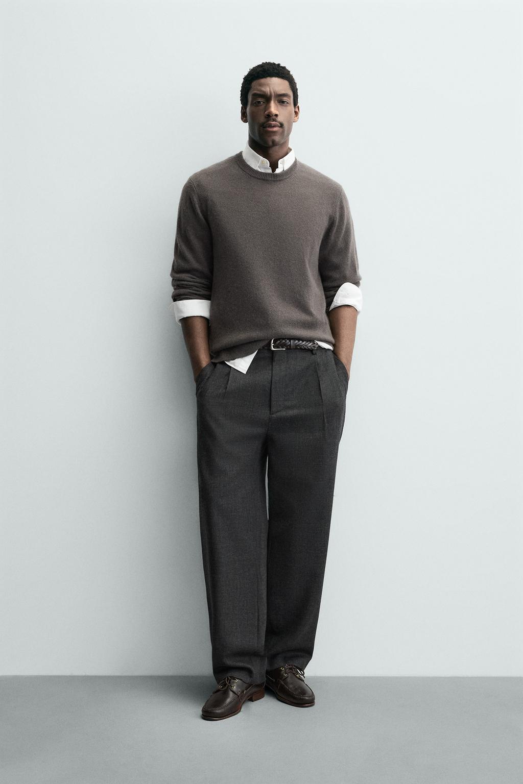 КАШЕМИРОВЫЙ СВИТЕР КЛАССИЧЕСКОГО КРОЯ